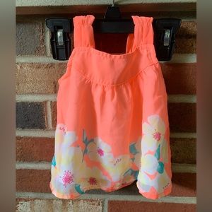 Infant girls floral tank top, Healthtex size 0-3 months